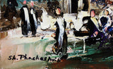 Shalva Phachoshvili- Original Oil on Canvas "By The Park"