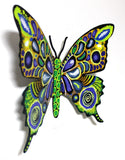Patricia Govezensky- Original Painting on Cutout Steel "Butterfly CLXXIV"