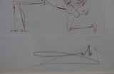 Salvador Dali- Original Etching With Color Added "Transfiguration"