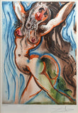 Salvador Dali- Lithograph "Dalinean Horses, Woman-Horse, 1972"