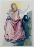 Salvador Dali- Original Color Woodcut on B.F.K. Rives Paper "Heaven Canto 4"