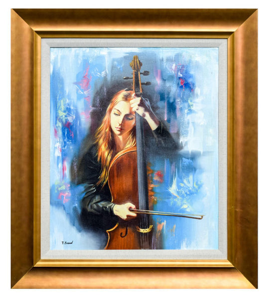Taras Sidan- Original Oil on Canvas "Classic Lady"