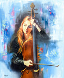 Taras Sidan- Original Oil on Canvas "Classic Lady"