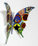 Patricia Govezensky- Original Painting on Cutout Steel "Butterfly CLXXXIX"