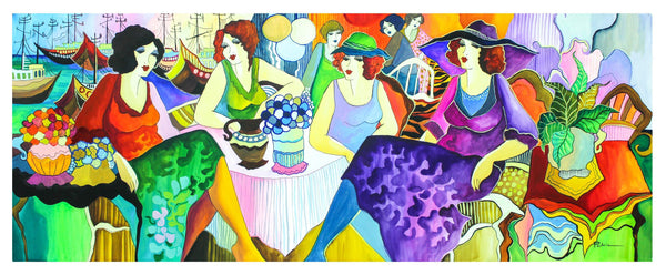 Patricia Govezensky- Original Watercolor "Party"