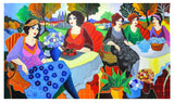 Patricia Govezensky- Original Acrylic on Canvas "Sisters"