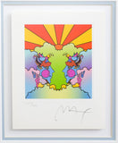 Peter Max- Original Lithograph "Profile And Sunrise (Mini)"