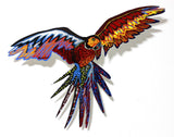 Patricia Govezensky- Original Painting on Laser Cut Steel "Macaw VI"