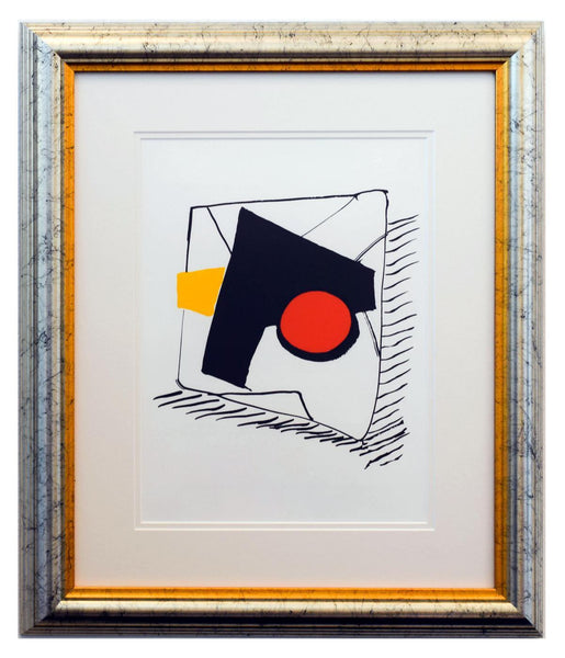 Alexander Calder- Lithograph "DLM221 - Composition geometrique"