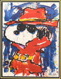Tom Everhart- Hand Pulled Original Lithograph "Undercover In Hollywood"