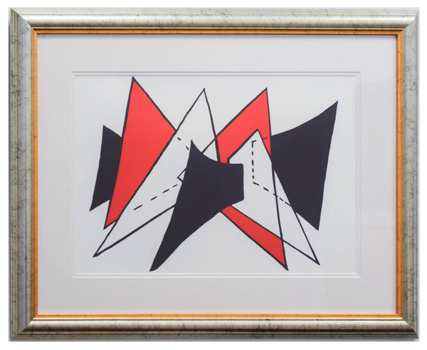 Alexander Calder- Lithograph "DLM141 - Triangles rouges"