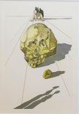 Salvador Dali- Original Color Woodcut on B.F.K. Rives Paper "Inferno 23"
