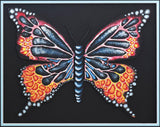 Patricia Govezensky- Original Painting on Laser Cut Steel "Butterfly CCXVI"