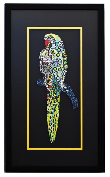 Patricia Govezensky- Original Painting on Laser Cut Steel "Moment of Peace XII"