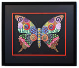 Patricia Govezensky- Original Painting on Laser Cut Steel "Butterfly CCXXIV"