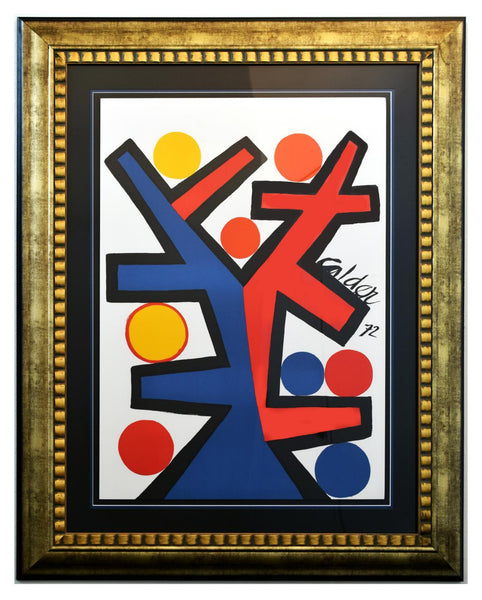 Alexander Calder- Lithograph "Asymetrie"