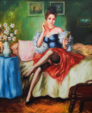 Taras Sidan- Original Giclee on Canvas "Before The Date"