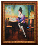Taras Sidan- Original Giclee on Canvas "Dinner"