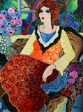 Patricia Govezensky- Original Acrylic on Canvas "Elisa"