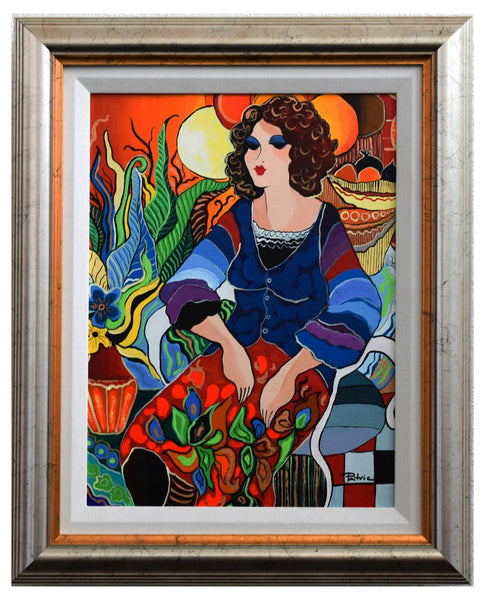 Patricia Govezensky- Original Acrylic on Canvas "Priscilla"
