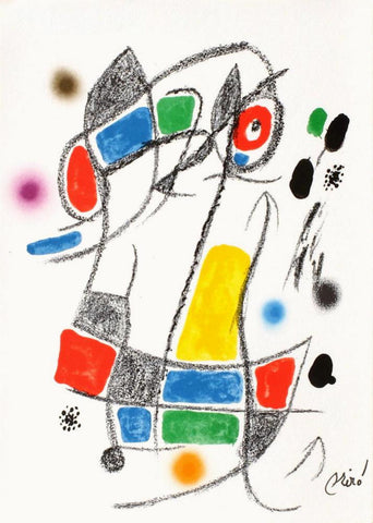 Joan Miro- Lithograph "Maravillas con variaciones acrosticas 01"