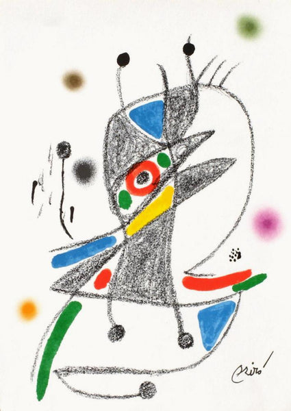 Joan Miro- Lithograph "Maravillas con variaciones acrosticas 02"