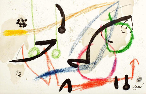 Joan Miro- Lithograph "Maravillas con variaciones acrosticas 07"