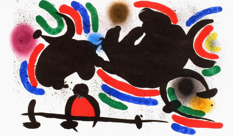 Joan Miro- Lithograph "Miro lithographe I-07"