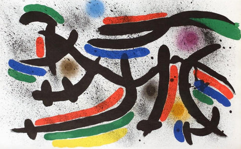 Joan Miro- Lithograph "Miro lithographe I-12"