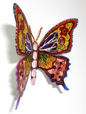 Patricia Govezensky- Original Painting on Cutout Steel "Butterfly CCXXXVII"