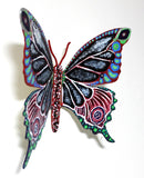Patricia Govezensky- Original Painting on Cutout Steel "Butterfly CCXXXVIII"