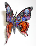 Patricia Govezensky- Original Painting on Cutout Steel "Butterfly CCXXXIX"