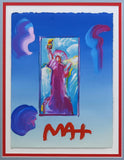 Peter Max- Original Mixed Media "Statue Of Liberty Ver# 153"