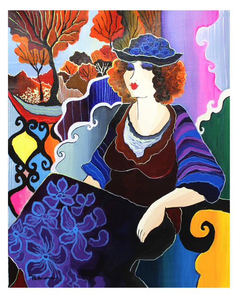 Patricia Govezensky- Original Acrylic on Canvas "Clarissa"