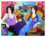 Patricia Govezensky- Original Acrylic on Canvas "Lorelei & Greta"