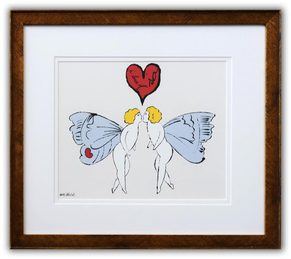 Andy Warhol- Offset lithograph "I Love You So (angel)"