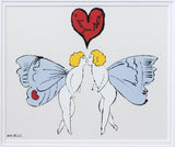 Andy Warhol- Offset lithograph "I Love You So (angel)"