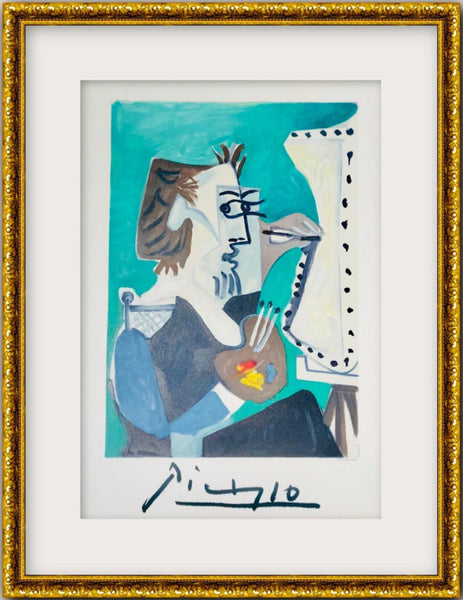 Pablo Picasso- Lithograph on Arches Paper "Le Peintre"