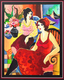 Patricia Govezensky- Original Watercolor "Sabrina & Tania"