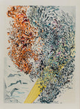 Salvador Dali- Original Color Woodcut on B.F.K. Rives Paper "Paradise 11"