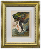Salvador Dali- Original Color Woodcut on B.F.K. Rives Paper "Inferno 31"
