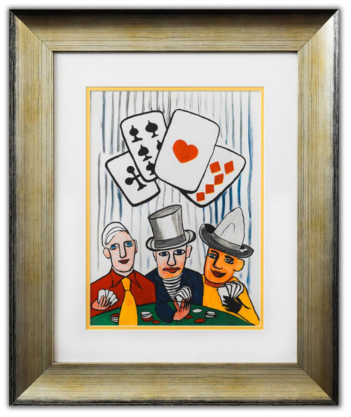 Alexander Calder- Lithograph "DLM212 - Joueurs de cartes I"