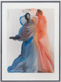 Salvador Dali- Original Color Woodcut on B.F.K. Rives Paper "Paradise 18"