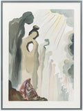 Salvador Dali- Original Color Woodcut on B.F.K. Rives Paper "Purgatory 13"