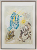 Salvador Dali- Original Color Woodcut on B.F.K. Rives Paper "Paradise 26"