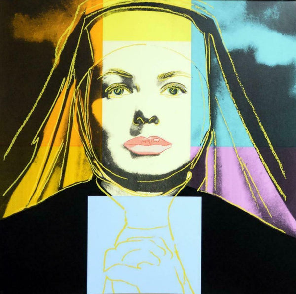 Andy Warhol- Screenprint in colors "INGRID BERGMAN 314"