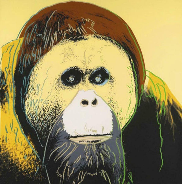 Andy Warhol- Screenprint in colors "Orangutan"