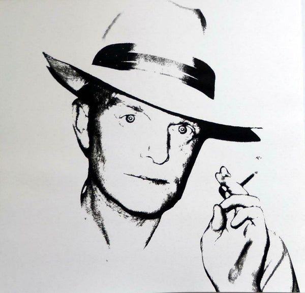 Andy Warhol- Screenprint in colors "Truman Capote, 1984, White"