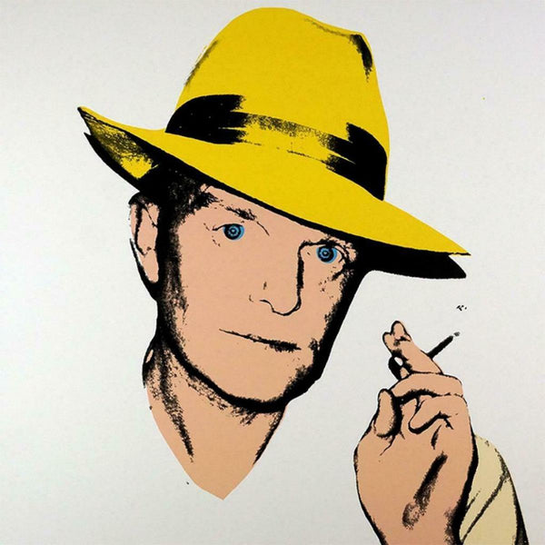 Andy Warhol- Screenprint in colors "Truman Capote, 1984, Yellow"
