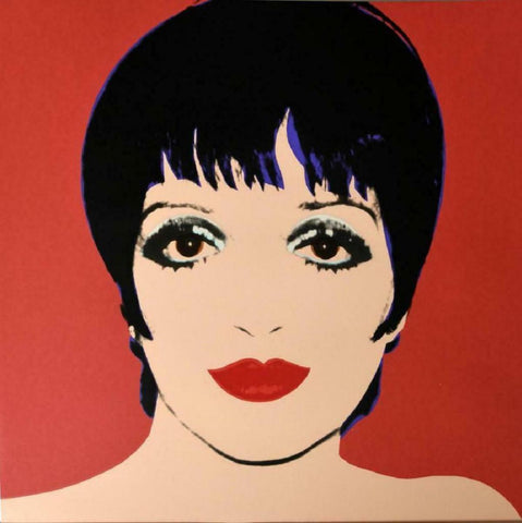 Andy Warhol- Screenprint in colors "Liza Minnelli, 1976, Red"